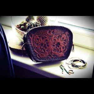 1960's Peruvian Leather Pouch